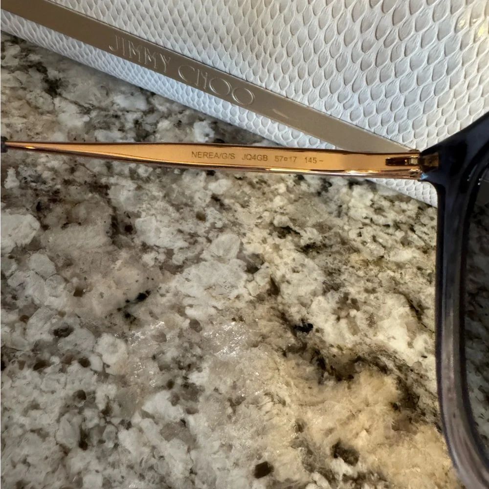 Jimmy Choo Butterfly Sunglasses NEW with Case